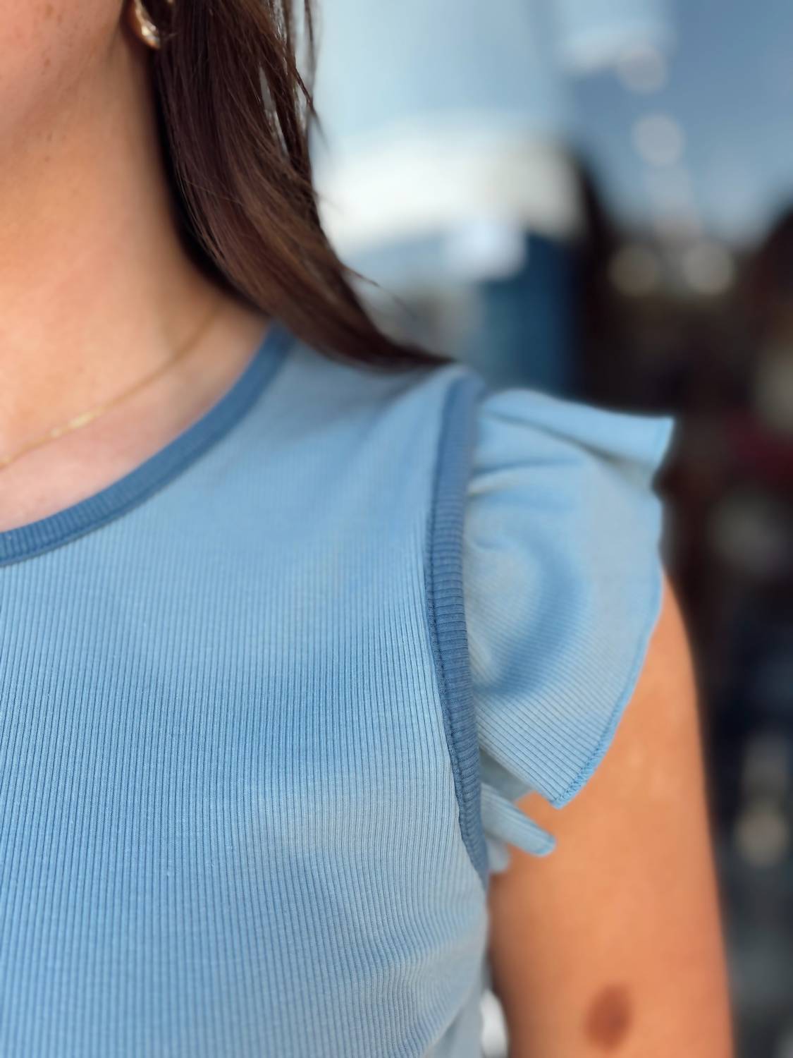 Another Love - Yuki Cap Sleeve Top