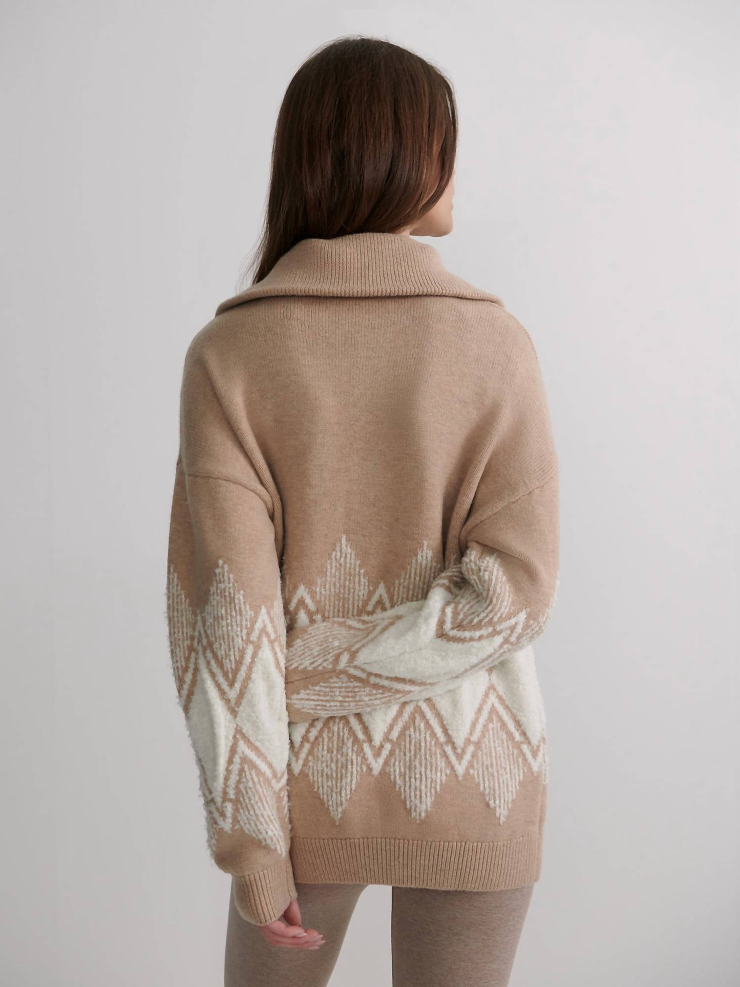 Varley - Betty Jacquard Half Zip Pullover