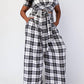 The Curve La - Plus Size Soft Knit Wrap Around Top And Palazzo Pants Set