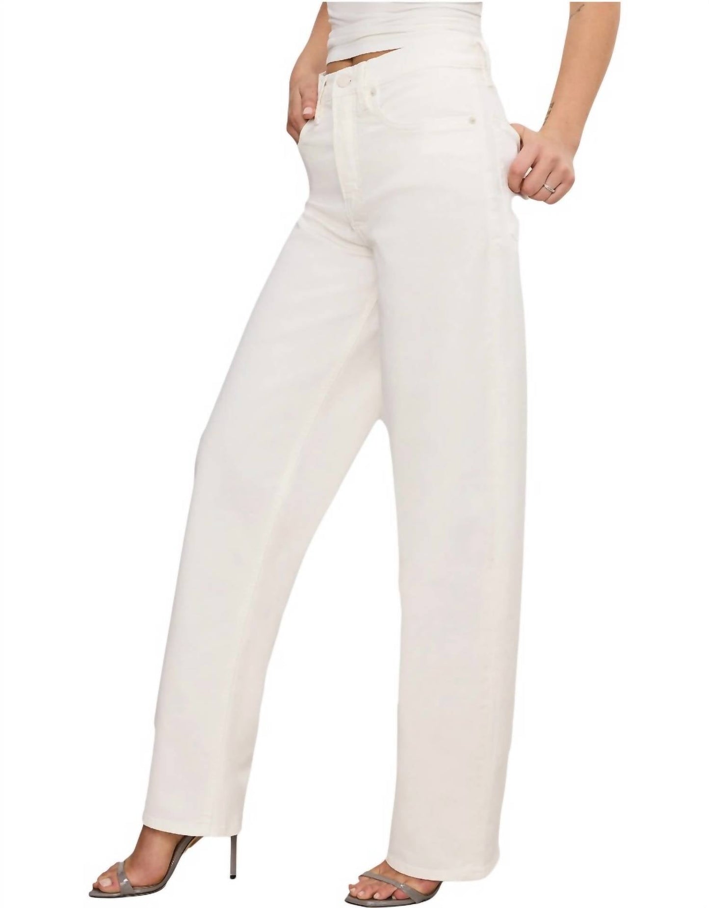 Good American - Good Barrel Twill Pants