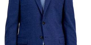 A|X Armani Exchange Men's Slim Fit Wool Suit Separate Jacket Blue