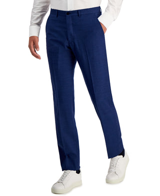 A|X Armani Exchange Men's Slim Fit Wool Suit Separate Pants Blue