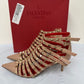 Valentino Garavani Women's Rockstud Alcove Strappy High Heel Booties Pink Size 8.5