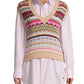 Weekend Max Mara Women's Esperia Knit Sweater Vest Pink Size Medium