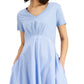 Weekend Max Mara Women's Martina Midi Dress Blue Size X-Large