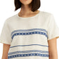 Weekend Max Mara Women's Parsec Embroidered Jersey Top Brown Size Large