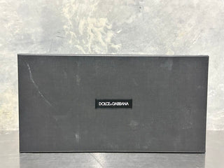 Dolce & Gabbana Women's Block Heel Slide Sandals Black Size 8.5