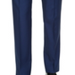 AX Armani Exchange Men's Slim-Fit High Blue Pindot Wool Suit Pants Navy Size 30 S