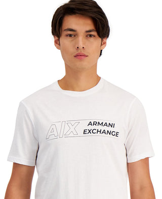 A|X Armani Exchange Men's Classic Logo T-Shirt White Size Small