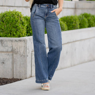Judy Blue - High Rise Wide Leg Jeans