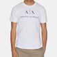 AX Armani Exchange Men's Graphic Print Logo T-Shirt White Size XL