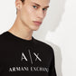A|X Armani Exchange Men's Graphic Print Logo T-Shirt Black Size X-Large