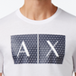 AX Armani Exchange Men's Foundation Triangulation T-Shirt White Size M