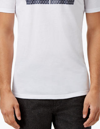 A|X Armani Exchange Men's Foundation Triangulation T-Shirt White Size X-Large
