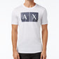 A|X Armani Exchange Men's Foundation Triangulation T-Shirt White Size X-Large