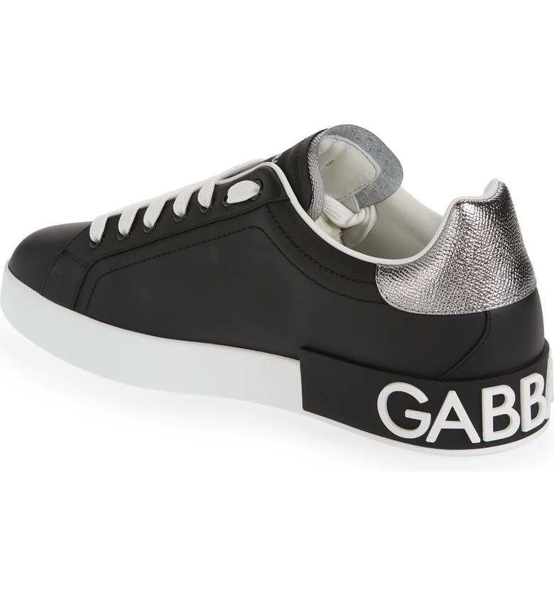 Dolce & Gabbana Men's Portofino Sneaker Black Size 11