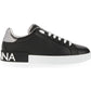 Dolce & Gabbana Men's Portofino Sneaker Black Size 11