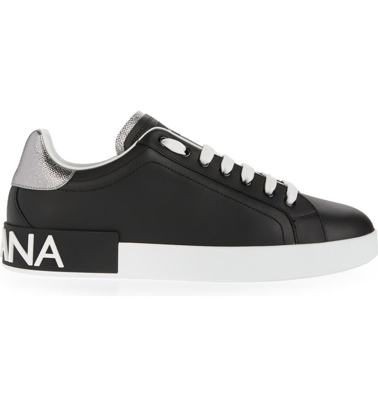 Dolce & Gabbana Men's Portofino Sneaker Black Size 11