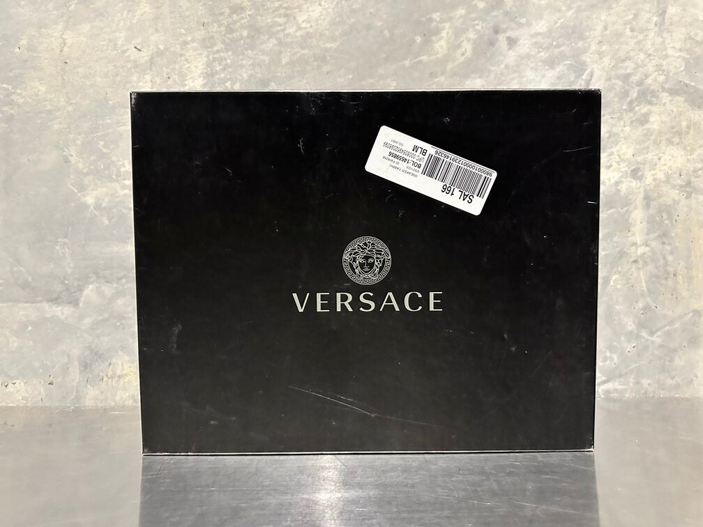 Versace Men's Trigreca Lace Up Sneakers Orange Size 8