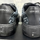 Versace Men's La Greca Lace Up Sneakers Black/Grey Size 14