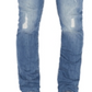 AX Armani Exchange Men's Slim Fit Stretch Destroyed Jeans Blue Size 30X32