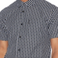 AX Armani Exchange Men's Star Grid Shirt Black Size Small