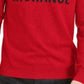 AX Armani Exchange Men's Logo Sweater Red Size Large