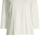 Weekend Max Mara Women's Boat Neck 3/4 Sleeve Top White Size Medium