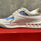 Valentino Garavani Women's One Stud Holographic Sneaker In Iridescent White Size 7