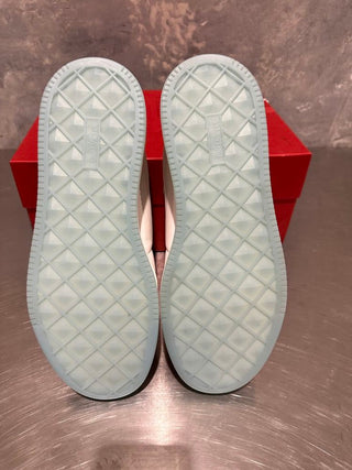 Valentino Garavani Women's One Stud Holographic Sneaker In Iridescent White Size 7