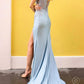 Nox Anabel - Satin Maxi Prom Dress With Applique