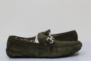 Salvatore Ferragamo Men's Moc Toe Drivers Brown Size 10.5 E