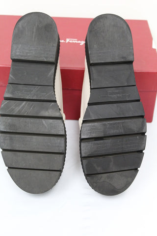 Salvatore Ferragamo Women's Rolo Double Gancio Bit Loafer Brown Size 8.5