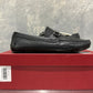Salvatore Ferragamo Men's Parigi Bit Driving Moccasin Black Size 9