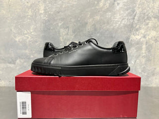 Salvatore Ferragamo Men's Cube Sneaker Black Size 10 M