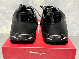 Salvatore Ferragamo Men's Cube Sneaker Black Size 10 M