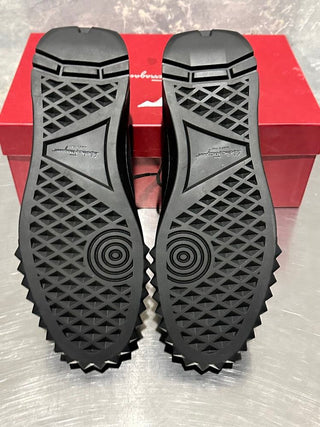 Salvatore Ferragamo Men's Cube Sneaker Black Size 10 M