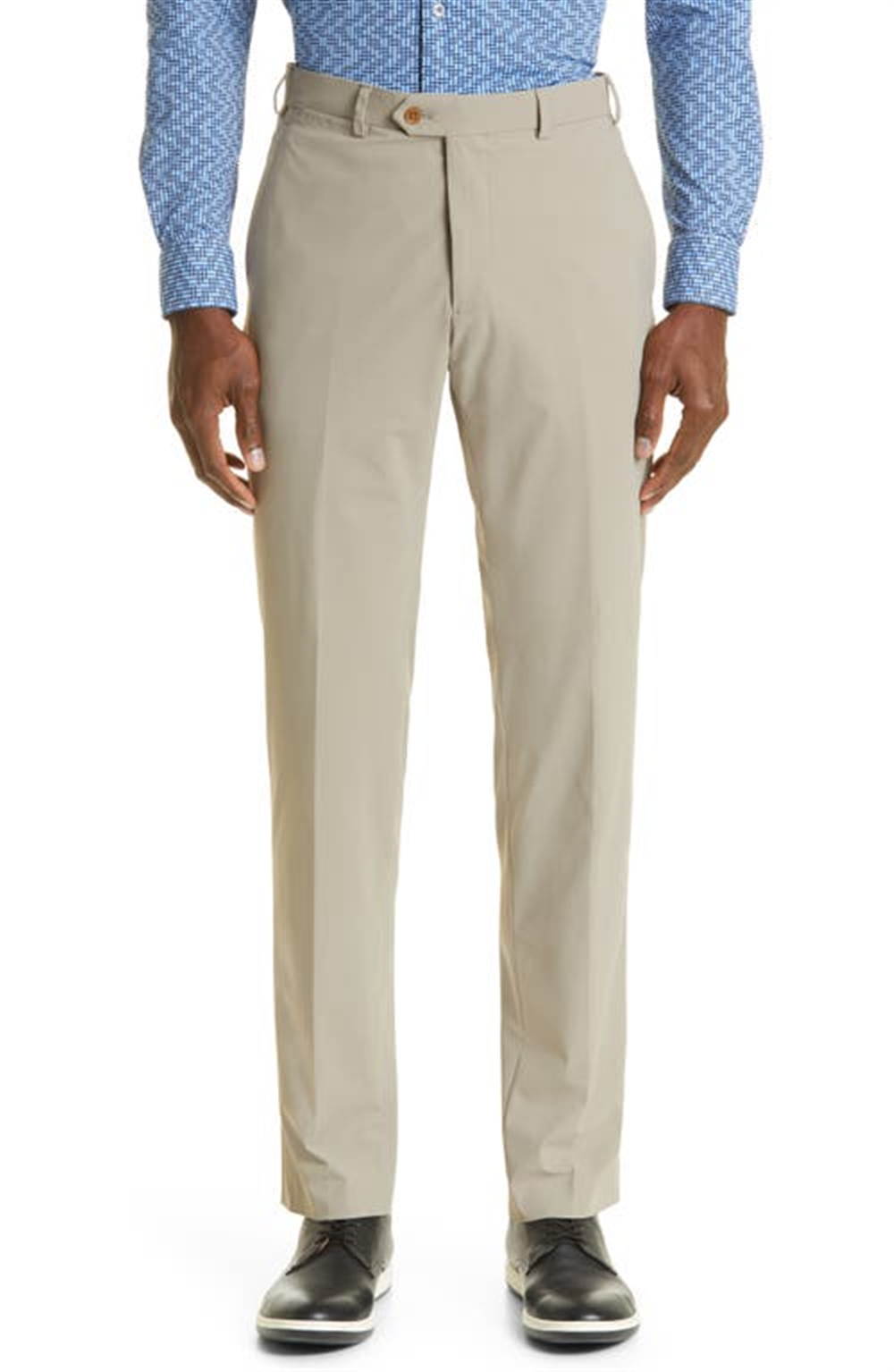 Emporio Armani Techno Performance Pants In Beige