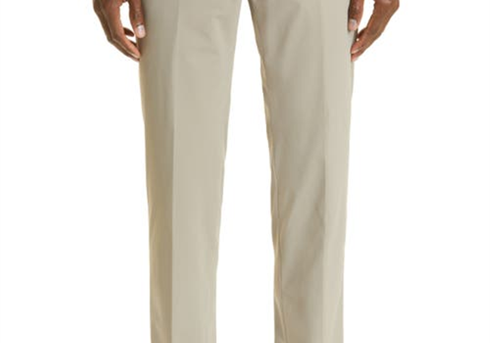 Emporio Armani Techno Performance Pants In Beige