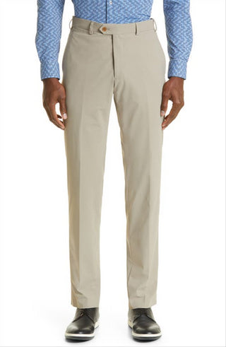 Emporio Armani Techno Performance Pants In Beige