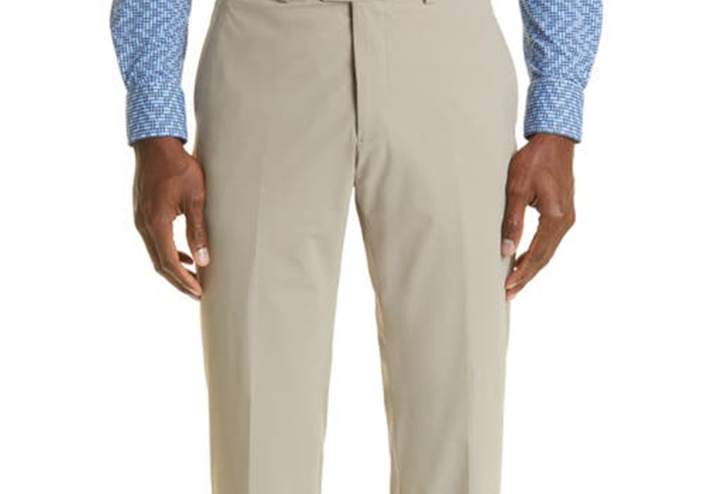 Emporio Armani Techno Performance Pants In Beige