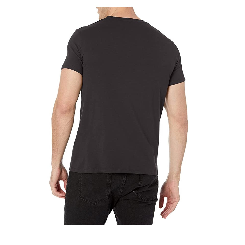 AX Armani Exchange Men's Futuristic Logo Graphic T-Shirt Black Size M