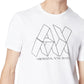 Armani Exchange Men's Logo Graphic Tee White Size Medium