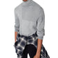 A|X Armani Exchange Men's Colorblocked Turtleneck Sweater Gray Size Large