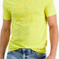 A|X Armani Exchange Men's Pride Logo T-Shirt Yellow Size XX-Large