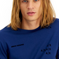 AX Armani Exchange Men's Crewneck Lettered Logo Short-Sleeve T-Shirt Blue Size M