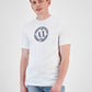 AX Armani Exchange Men's Circular Icon Graphic T-Shirt White Size Small