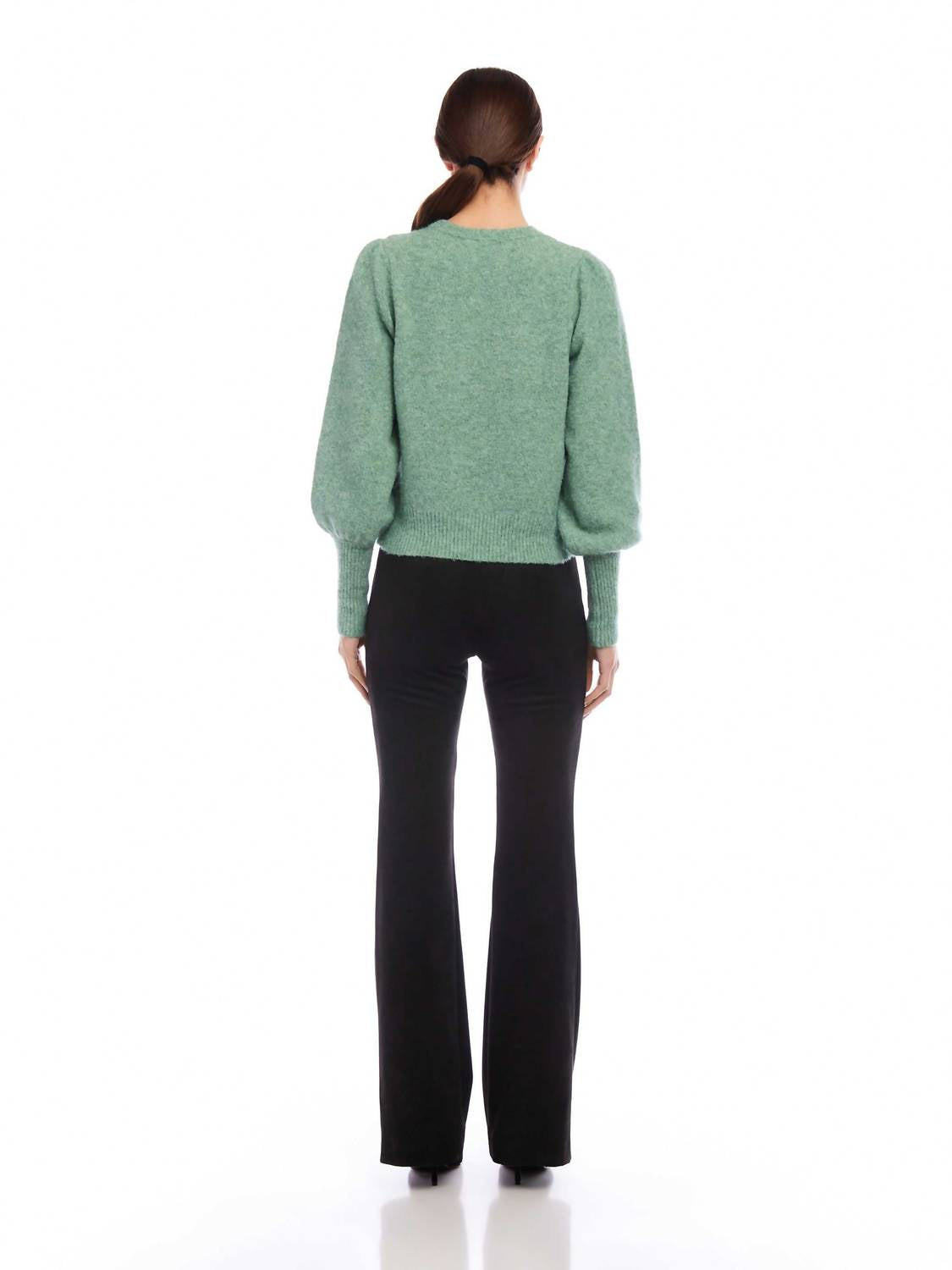 Fifteen Twenty - Lia Shirred Sleeve Sweater