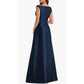 Alfred Sung - Off The Shoulder Satin Gown
