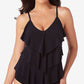 Magicsuit Women's 'Rita' Tankini Top Black Size 14